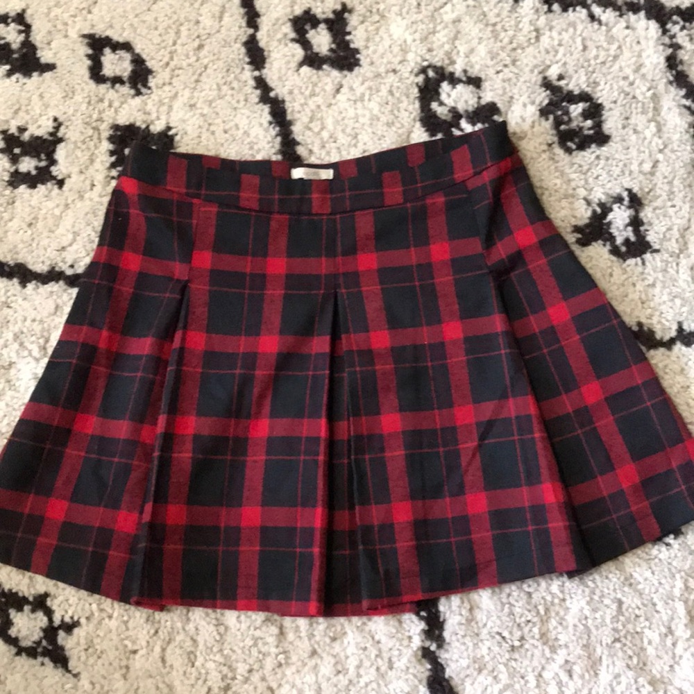 Ecoté size 4 classic red plaid schoolgirl skirt